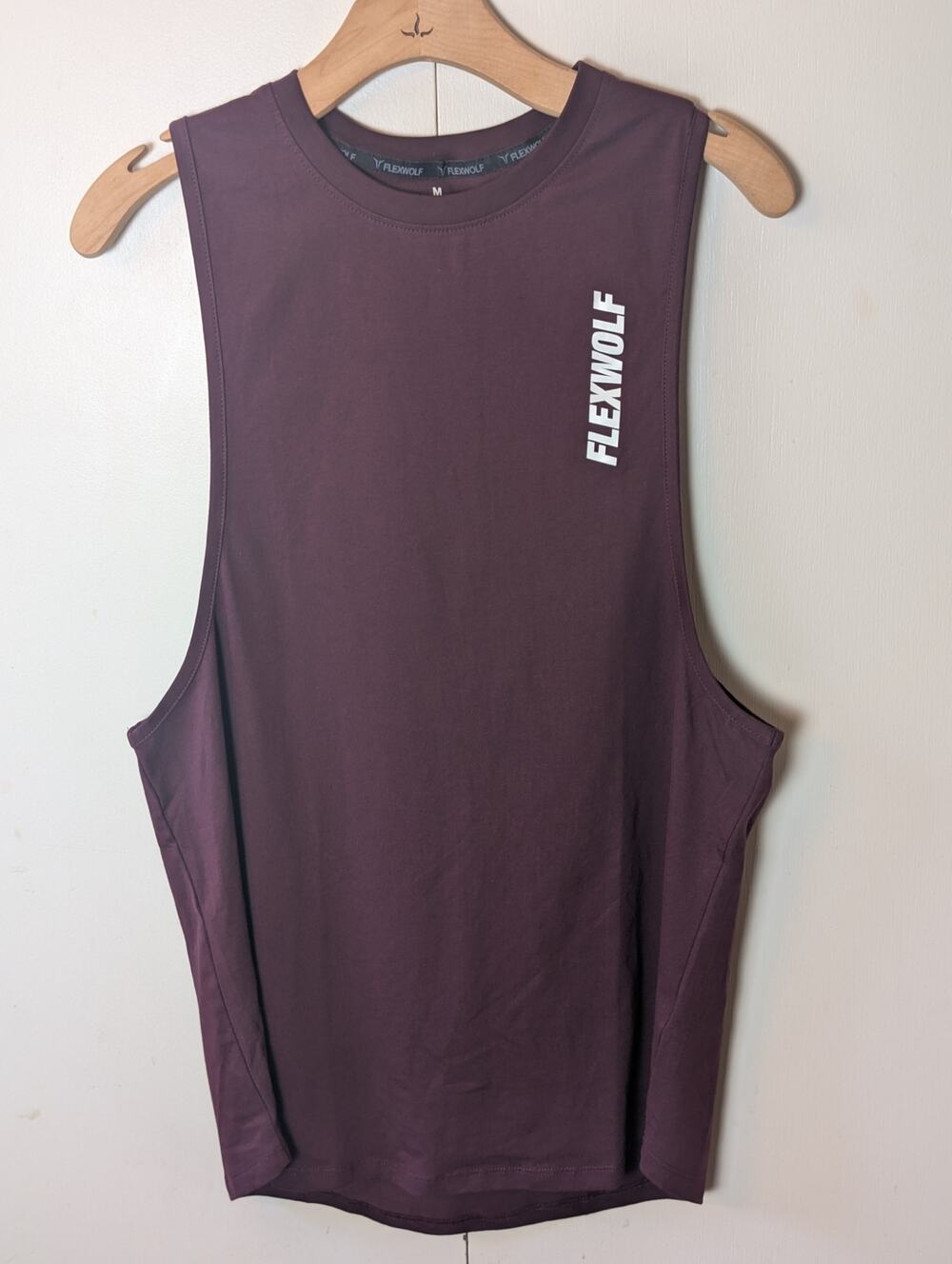 Flexwolf Mens Burgundy Tank Top Medium